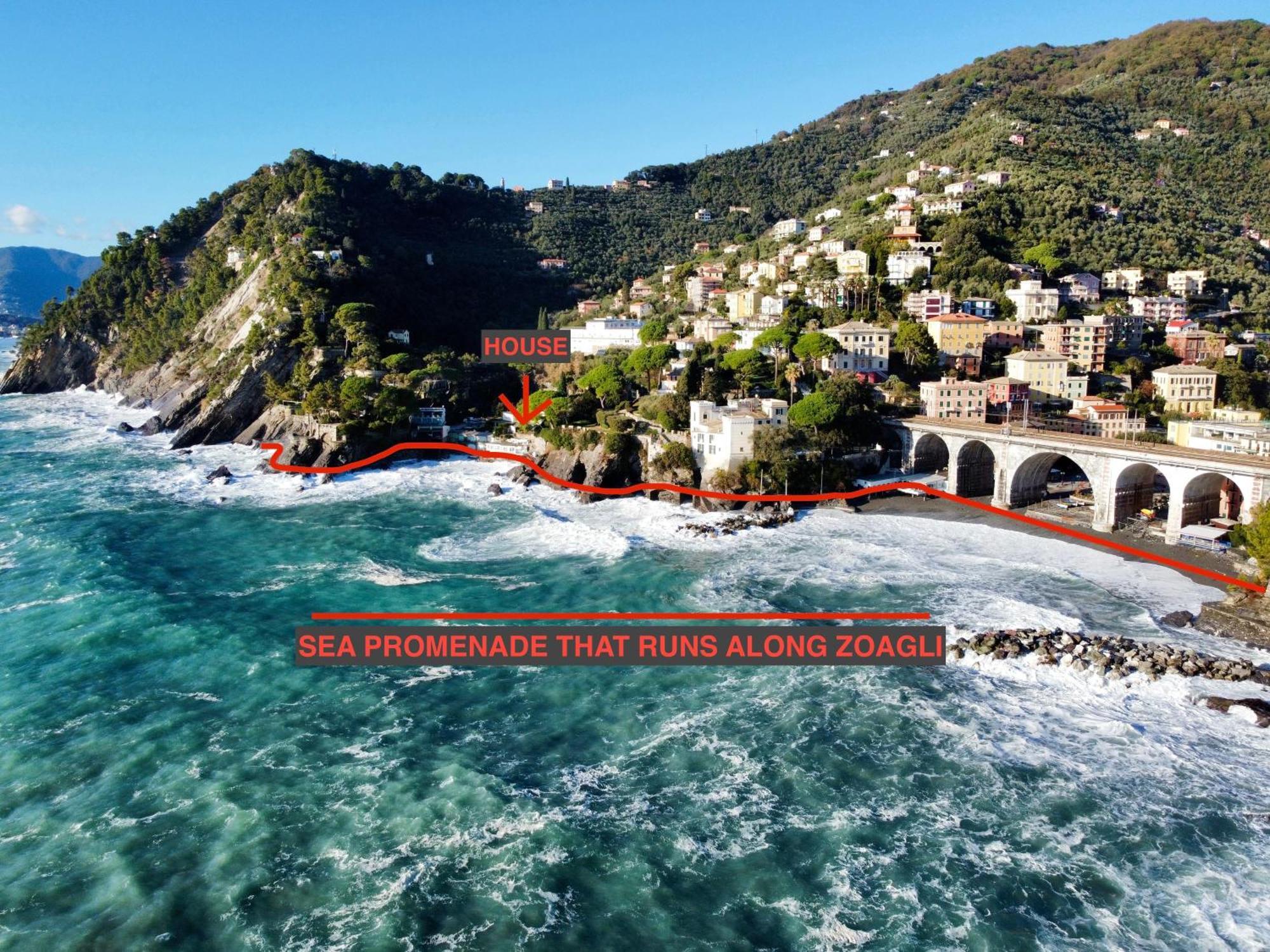 La Terrazza Sul Mare Apartment Zoagli Exterior foto